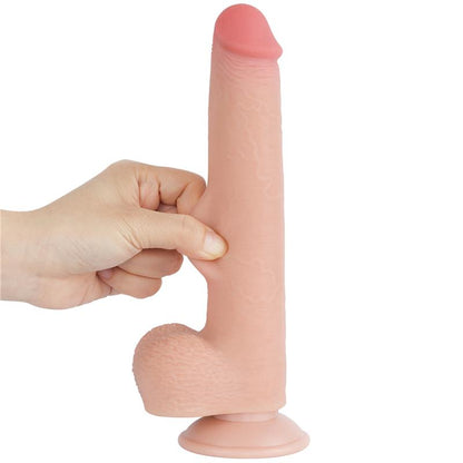 LOVETOY - SLIDING SKIN DUAL LAYER DILODO 9