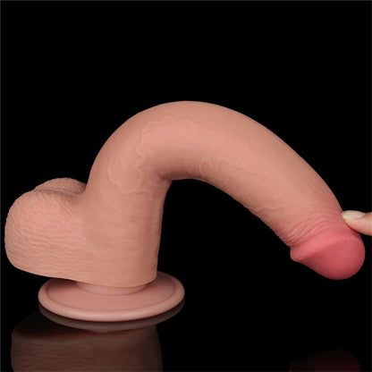 LOVETOY - SLIDING SKIN DUAL LAYER DILODO 9
