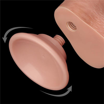 LOVETOY - SLIDING SKIN DUAL LAYER DILODO 9