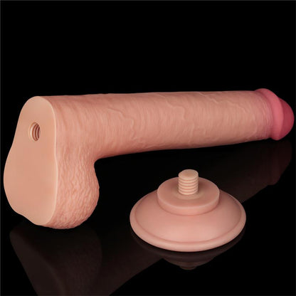 LOVETOY - SLIDING SKIN DUAL LAYER DILODO 9