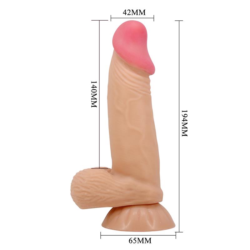 BAILE - SLIDING SKIN REALISTIC DILDO 19.4 CM
