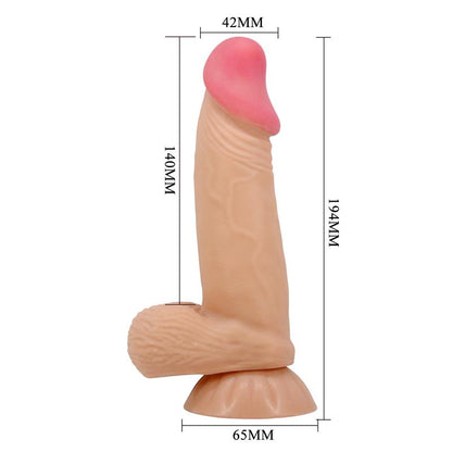 BAILE - SLIDING SKIN REALISTIC DILDO 19.4 CM