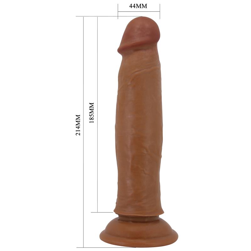 PRETTYLOVE - SLIDING SKIN REALISTIC DILDO 21.4 CM