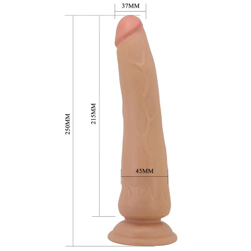PRETTYLOVE - SLIDING SKIN REALISTIC DILDO 25 CM