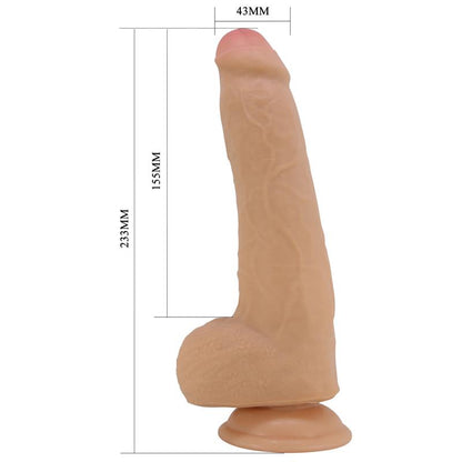 PRETTY LOVE - DRACO REALISTIC DILDO 23 CM MODEL 2 FLESH