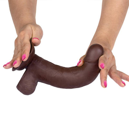 LIKETRUE - SLIDY REALISTIC DILDO DUAL LAYER RETRACTABLE AND ADJUSTABLE 8