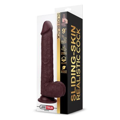 LIKETRUE - SLIDY REALISTIC DILDO DUAL LAYER RETRACTABLE AND ADJUSTABLE 9