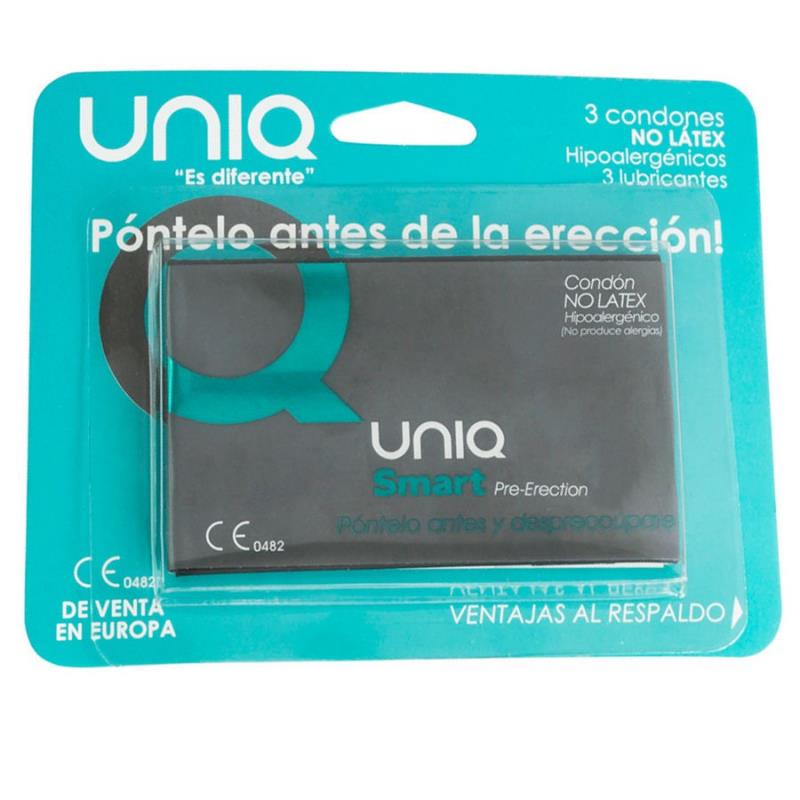 UNIQ - SMART CONDOMS NO LATEX 3 PCS