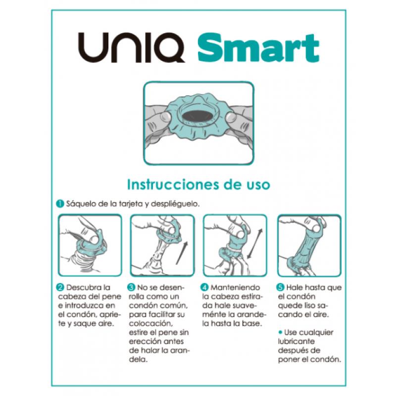 UNIQ - SMART CONDOMS NO LATEX 3 PCS
