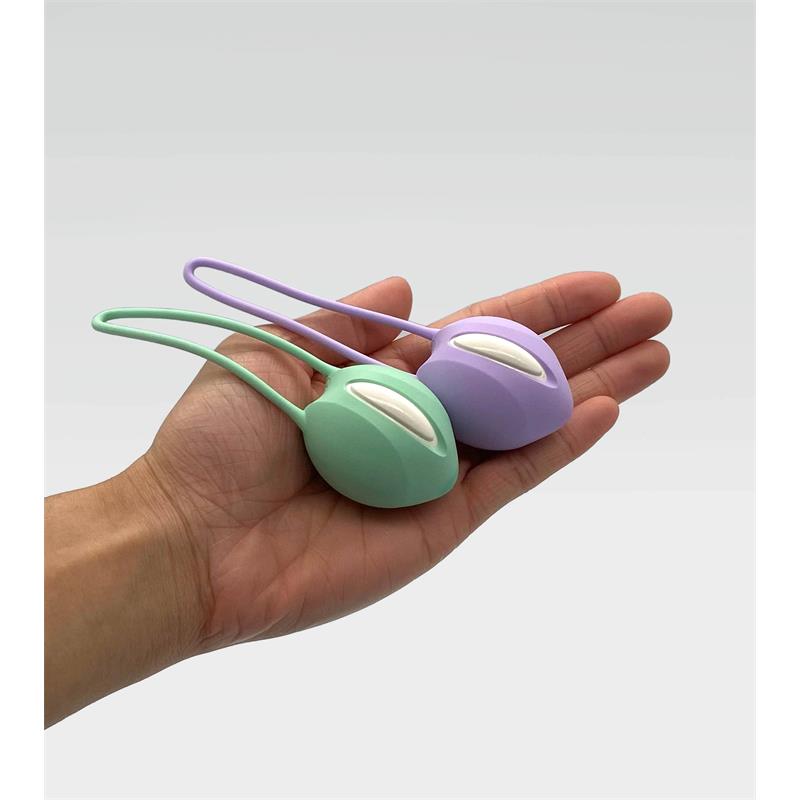 FUN FACTORY - SMARTBALL UNO KEGEL BALL WHITE/PASTEL LILAC