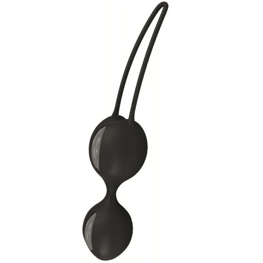 FUN FACTORY - SMARTBALLS DUO KEGEL BALLS GRAY/BLACK