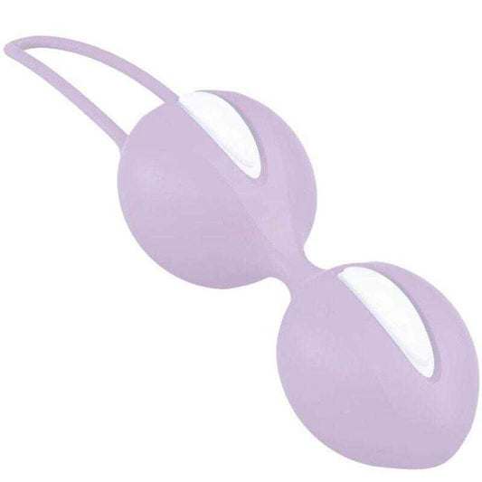 FUN FACTORY - SMARTBALLS DUO KEGEL BALLS WHITE/PASTEL LILAC