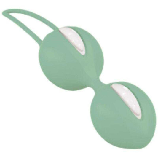 FUN FACTORY - SMARTBALLS DUO KEGEL BALLS WHITE/PISTACHIO