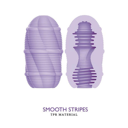 PRETTYLOVE - SMOOTH STRIPES CUPID-X MASTURBATOR EGG