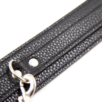 LATETOBED BDSM LINE - SNAKE PATTERN COLLAR WITH LEASH