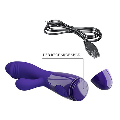 PRETTYLOVE - SNAPPY-YOUTH RABBIT VIBRATOR DUAL MOTOR