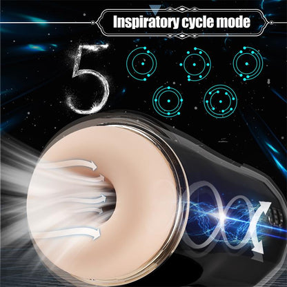 JUICY LAMOUR - MASTURBATEUR AUTOMATIQUE POUR HOMME SNOW AVEC VIBRATION ET ASPIRATION