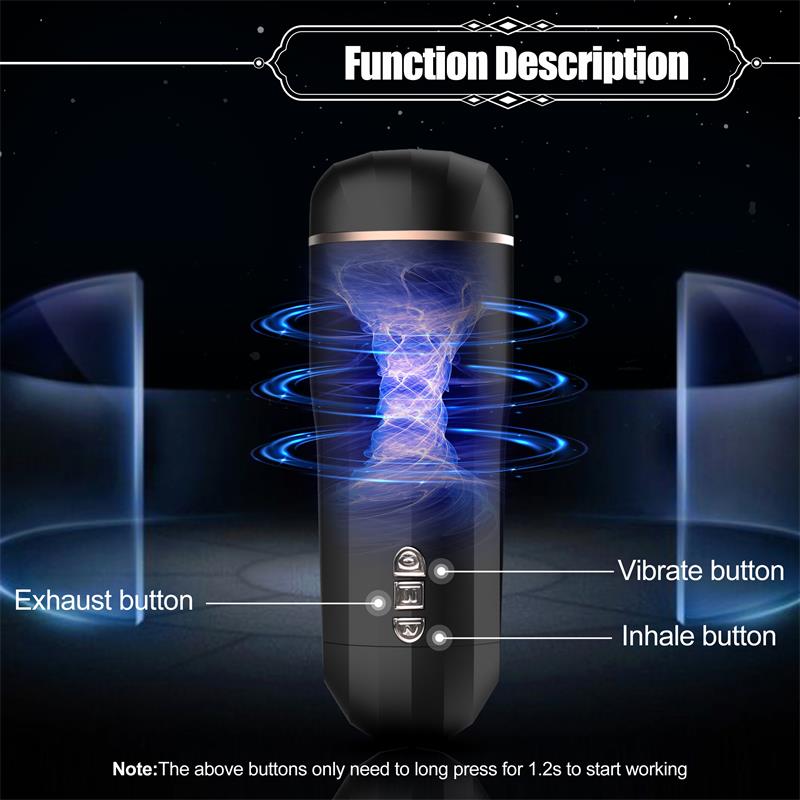 JUICY LAMOUR - SNOW AUTOMATIC MALE MASTURBATOR VIBRATION AND SUCTION