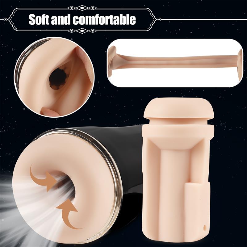 JUICY LAMOUR - MASTURBATEUR AUTOMATIQUE POUR HOMME SNOW AVEC VIBRATION ET ASPIRATION