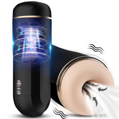 JUICY LAMOUR - MASTURBATEUR AUTOMATIQUE POUR HOMME SNOW AVEC VIBRATION ET ASPIRATION