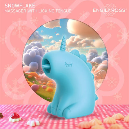 ENGILY ROSS - SNOWFLAKE MASSAGER WITH LICKING TONGUE
