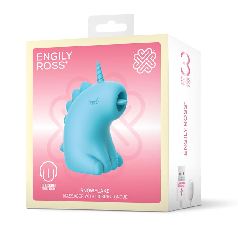 ENGILY ROSS - SNOWFLAKE MASSAGER WITH LICKING TONGUE