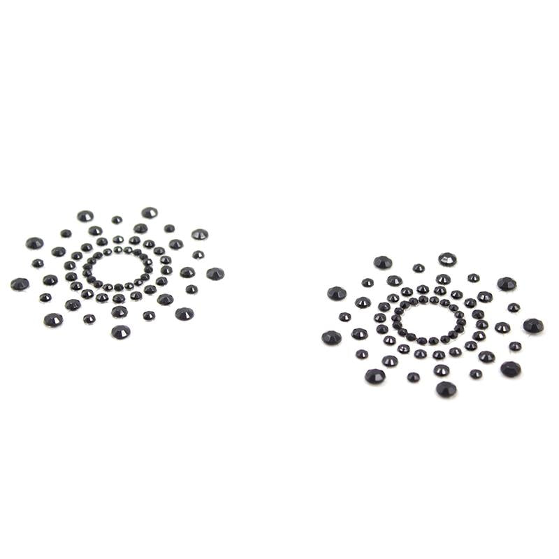LATETOBED BDSM LINE - SNOWFLAKE NIPPEL COVERS BLACK