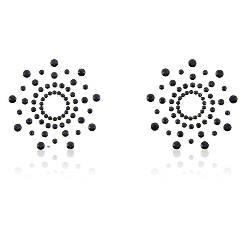 LATETOBED BDSM LINE - SNOWFLAKE NIPPEL COVERS BLACK