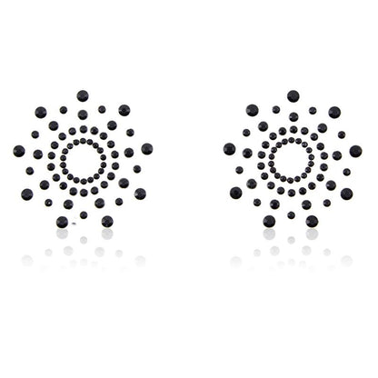 LATETOBED BDSM LINE - SNOWFLAKE NIPPEL COVERS BLACK