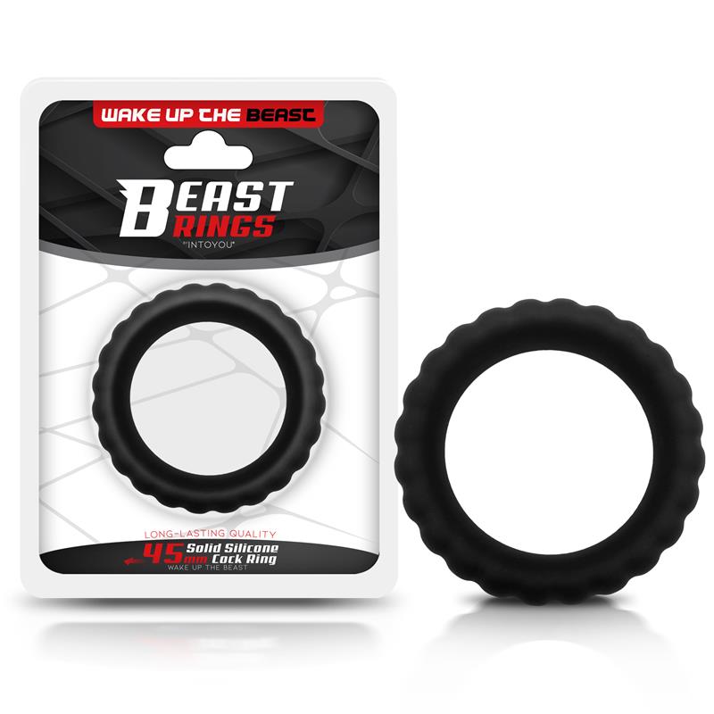 BEAST RINGS - SOLID SILICONE COCK RING 4.5 CM