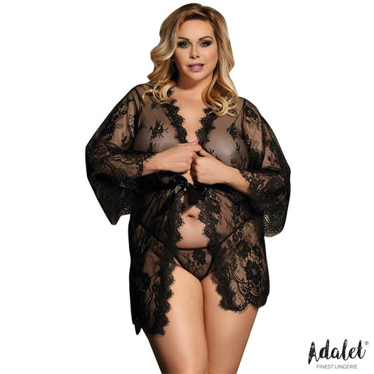 ADALET LINGERIE - SORA LONG SLEEVE PEIGNOIR SIZE 44-46