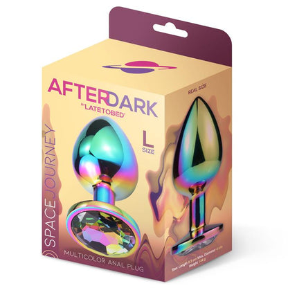 AFTERDARK - SPACE JOURNEY MULTICOLOR BUTT PLUG JEWEL SIZE L
