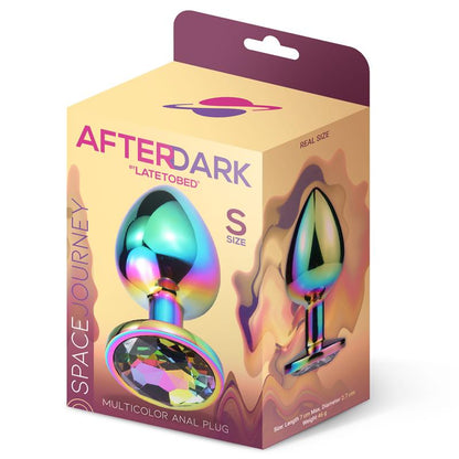 AFTERDARK - SPACE JOURNEY MULTICOLOR BUTT PLUG WITH JEWEL SIZE S