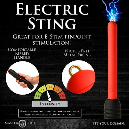 MASTER SERIES - SPARK ROD ZAPPING WAND WITH ELECTRO SHOCK