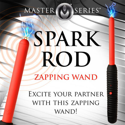 MASTER SERIES - SPARK ROD ZAPPING WAND WITH ELECTRO SHOCK