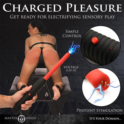 MASTER SERIES - SPARK ROD ZAPPING WAND WITH ELECTRO SHOCK