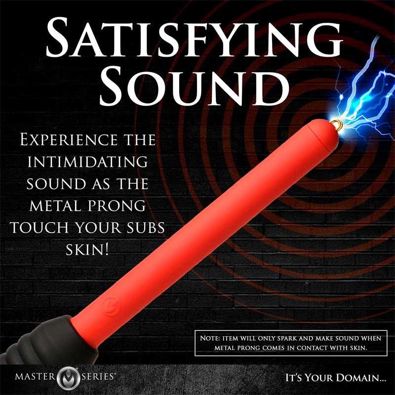 MASTER SERIES - SPARK ROD ZAPPING WAND WITH ELECTRO SHOCK