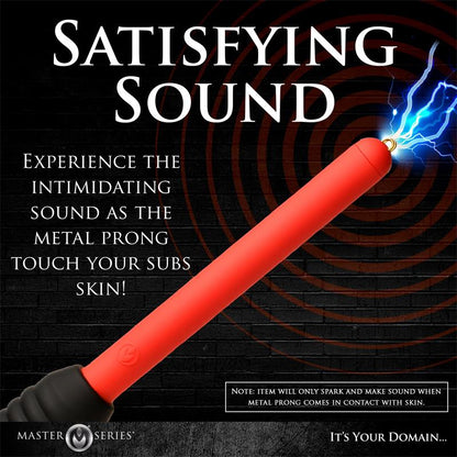 MASTER SERIES - SPARK ROD ZAPPING WAND WITH ELECTRO SHOCK