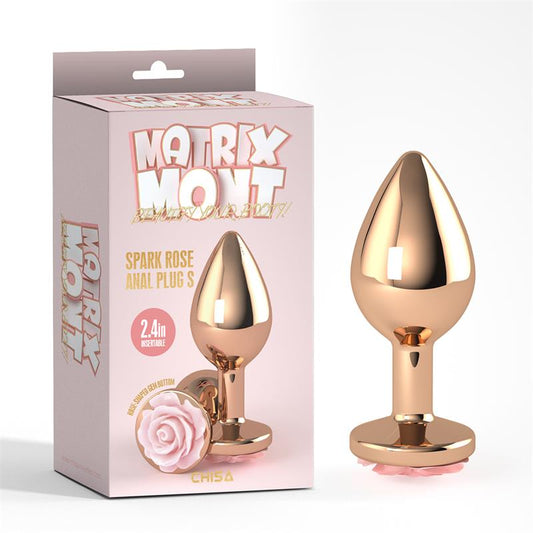 CHISA - SPARK ROSE JEWEL ANAL PLUG SIZE S