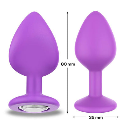 AFTERDARK - SPARKLY BUTT PLUG SIZE M VIOLET
