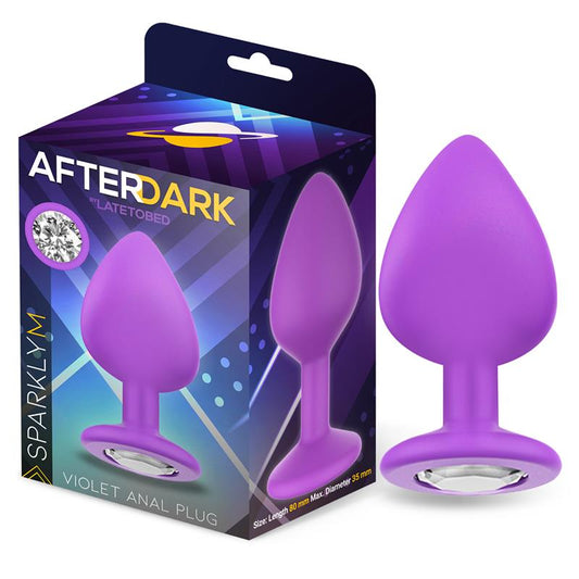 AFTERDARK - SPARKLY BUTT PLUG SIZE M VIOLET