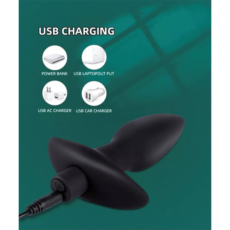 TARDENOCHE - SPEAR VIBRATING ANAL PLUG USB SILICONE
