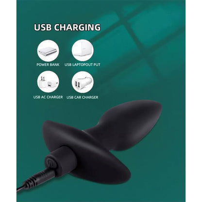 TARDENOCHE - SPEAR VIBRATING ANAL PLUG USB SILICONE