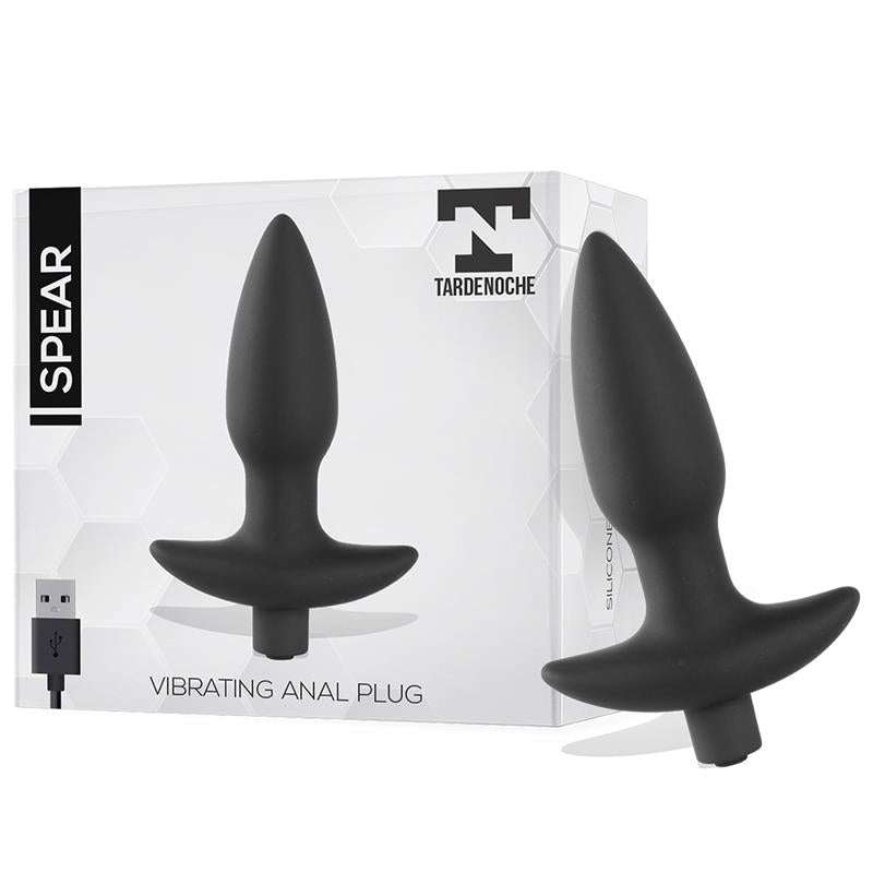 TARDENOCHE - SPEAR VIBRATING ANAL PLUG USB SILICONE