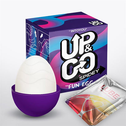UP&GO - SPIDEY MASTURBATOR EGG ELASTIC PURPLE