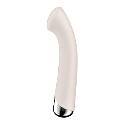 SATISFYER - SPINNING G-SPOT 1 VIBE AND ROTATOR BEIGE