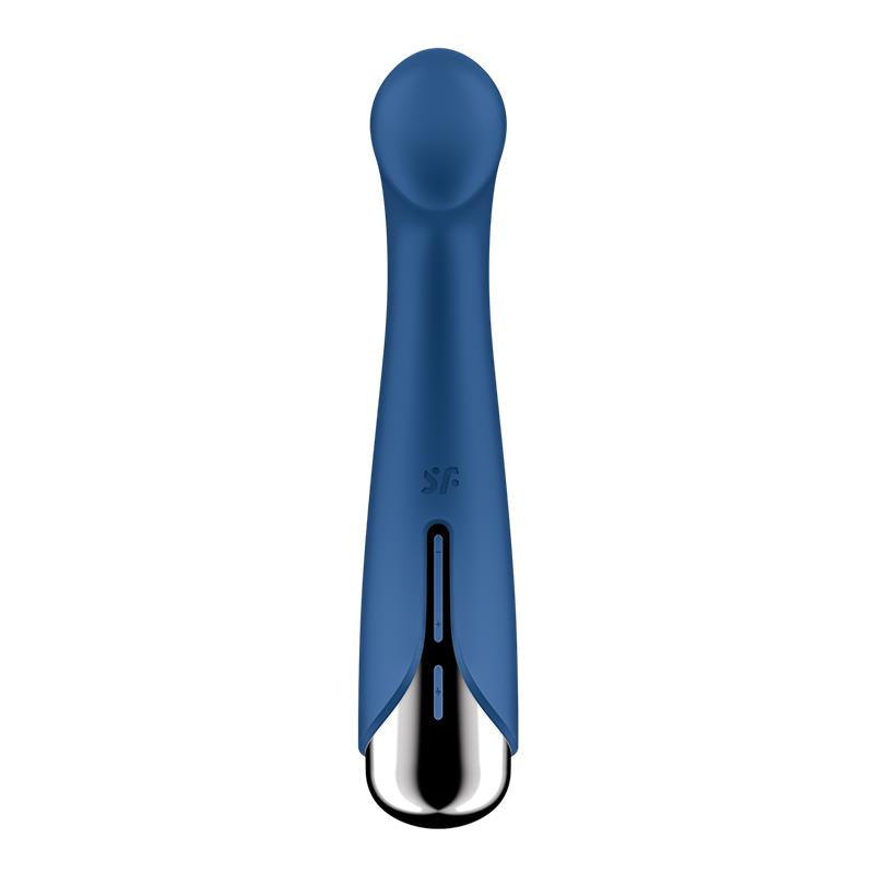 SATISFYER - SPINNING G-SPOT 1 VIBE AND ROTATOR BLUE