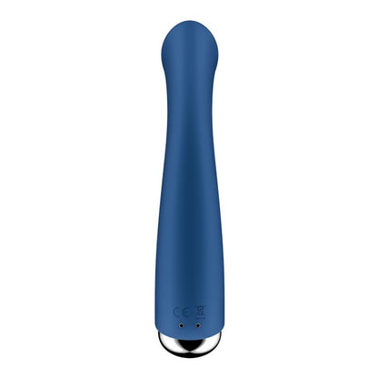 SATISFYER - SPINNING G-SPOT 1 VIBE AND ROTATOR BLUE