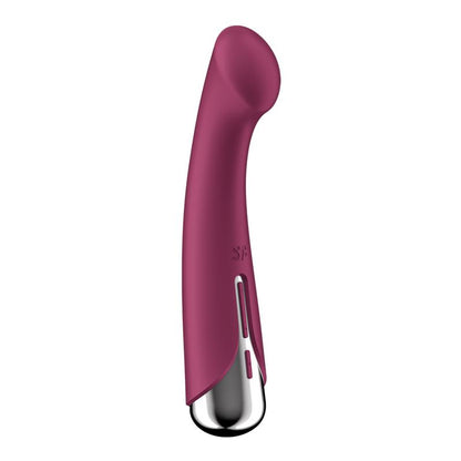 SATISFYER - SPINNING G-SPOT 1 VIBE AND ROTATOR RED