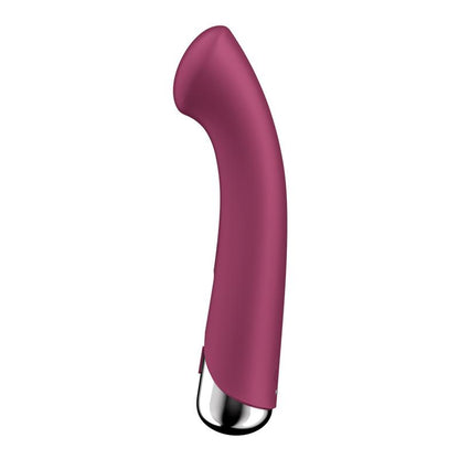 SATISFYER - SPINNING G-SPOT 1 VIBE AND ROTATOR RED